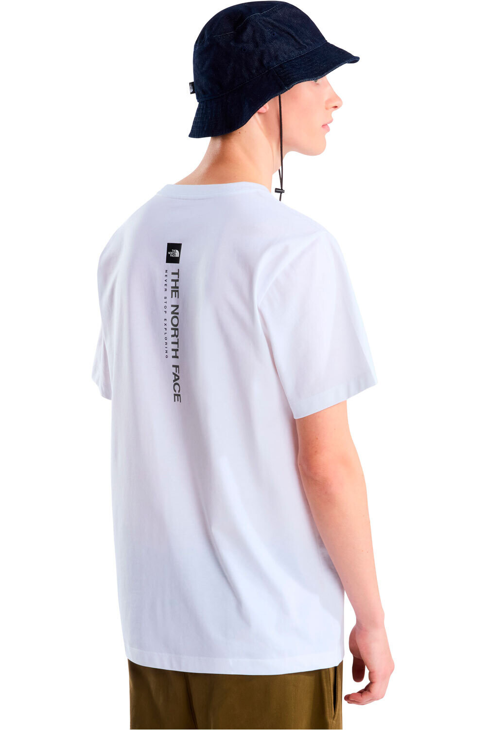 The North Face camiseta montaña manga corta hombre M VERTICAL REG SS TEE-GRAPHIC vista trasera