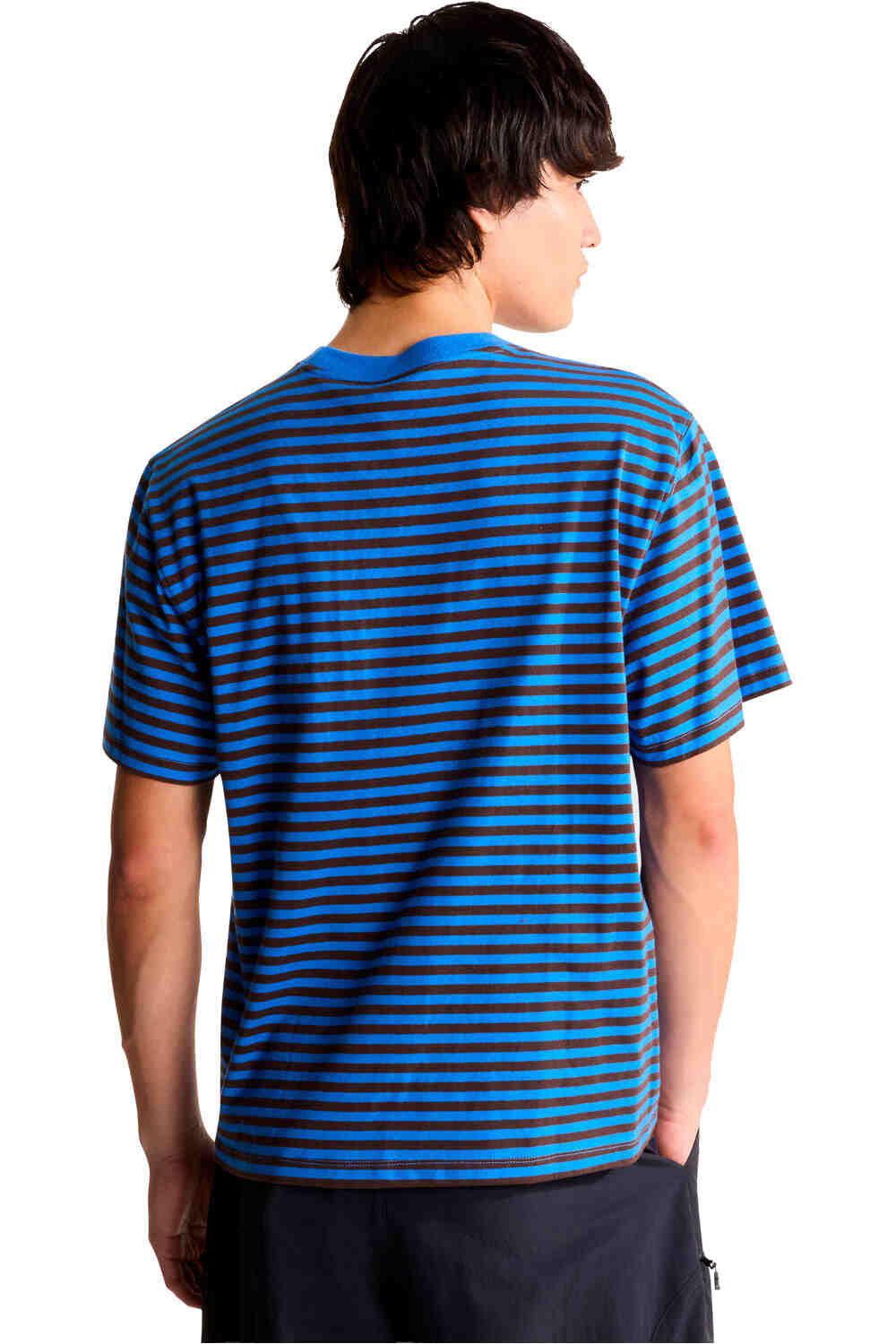 The North Face camiseta montaña manga corta hombre M VISTA STRIPE SHORT SLEEVE TEE vista trasera