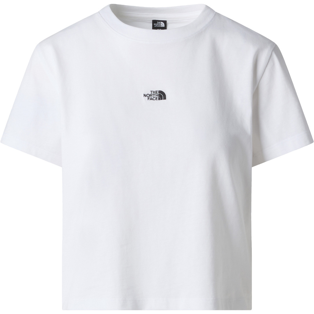 The North Face camiseta montaña manga corta mujer W ESSENTIAL REGULAR SHORT SLEEVE CUTIE T vista detalle