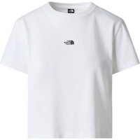 The North Face camiseta montaña manga corta mujer W ESSENTIAL REGULAR SHORT SLEEVE CUTIE T vista detalle