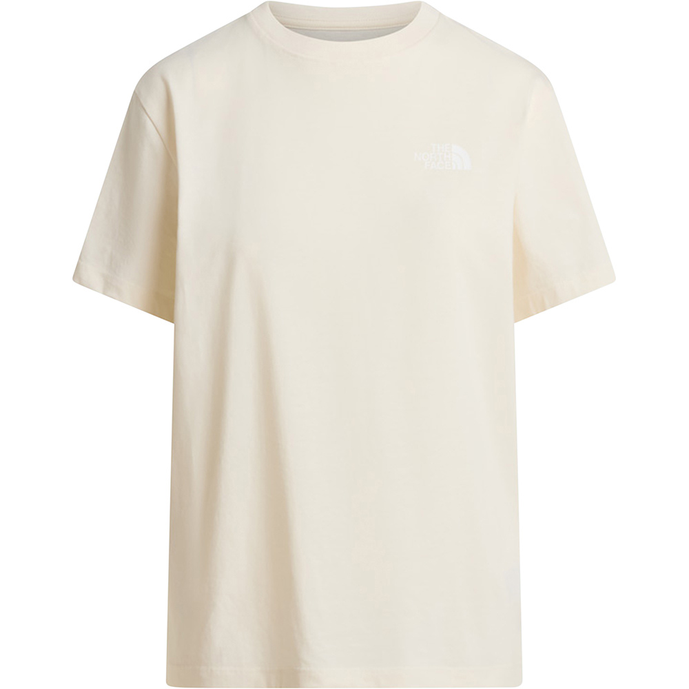 The North Face camiseta montaña manga corta mujer W EVOLUTION BOX NSE RELAXED SHORT SLEEVE vista detalle
