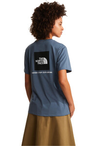 The North Face camiseta montaña manga corta mujer W EVOLUTION BOX NSE RELAXED SHORT SLEEVE vista trasera