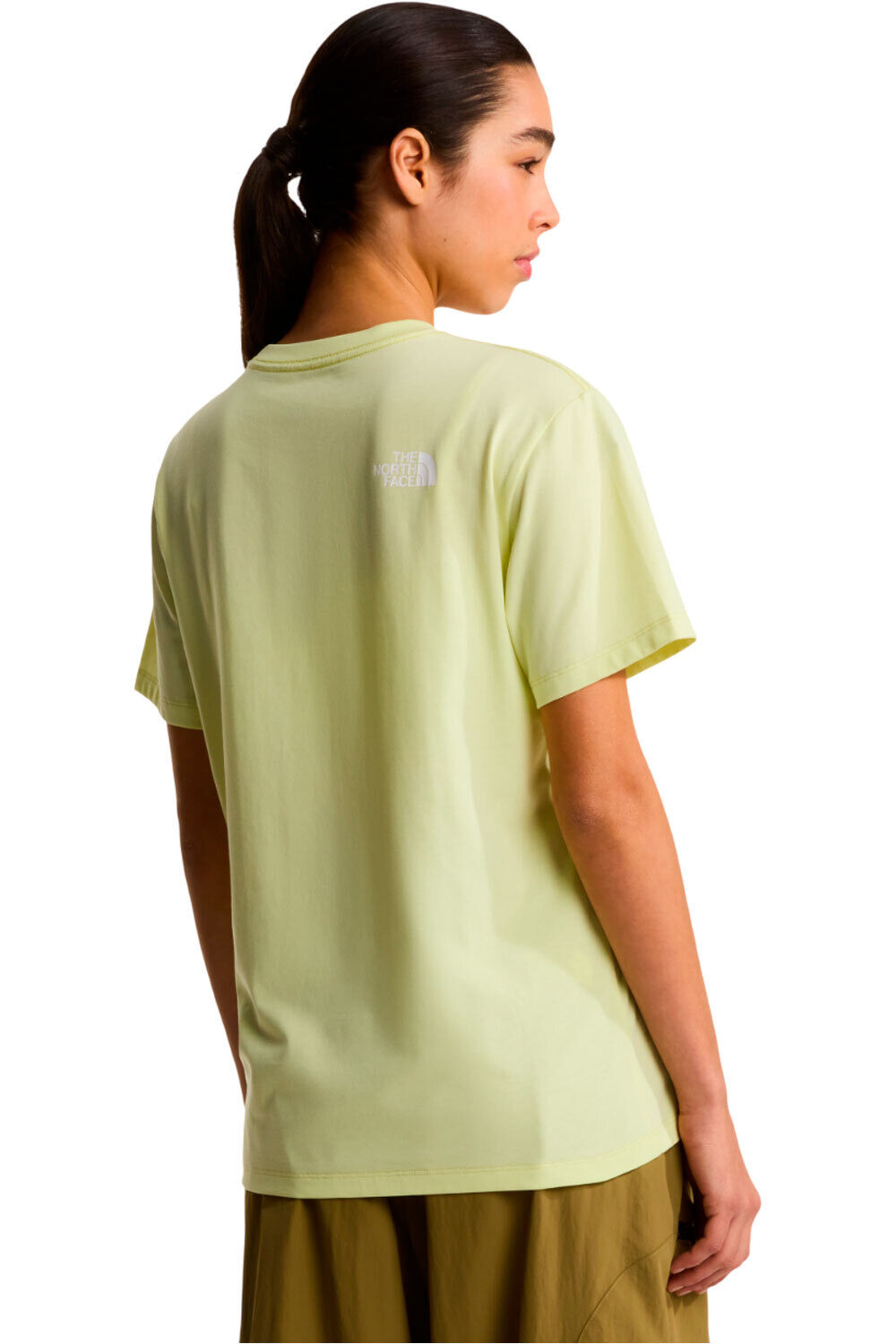 The North Face camiseta montaña manga corta mujer W EVOLUTION HALF DOME RELAXED SHORT SLEE vista trasera