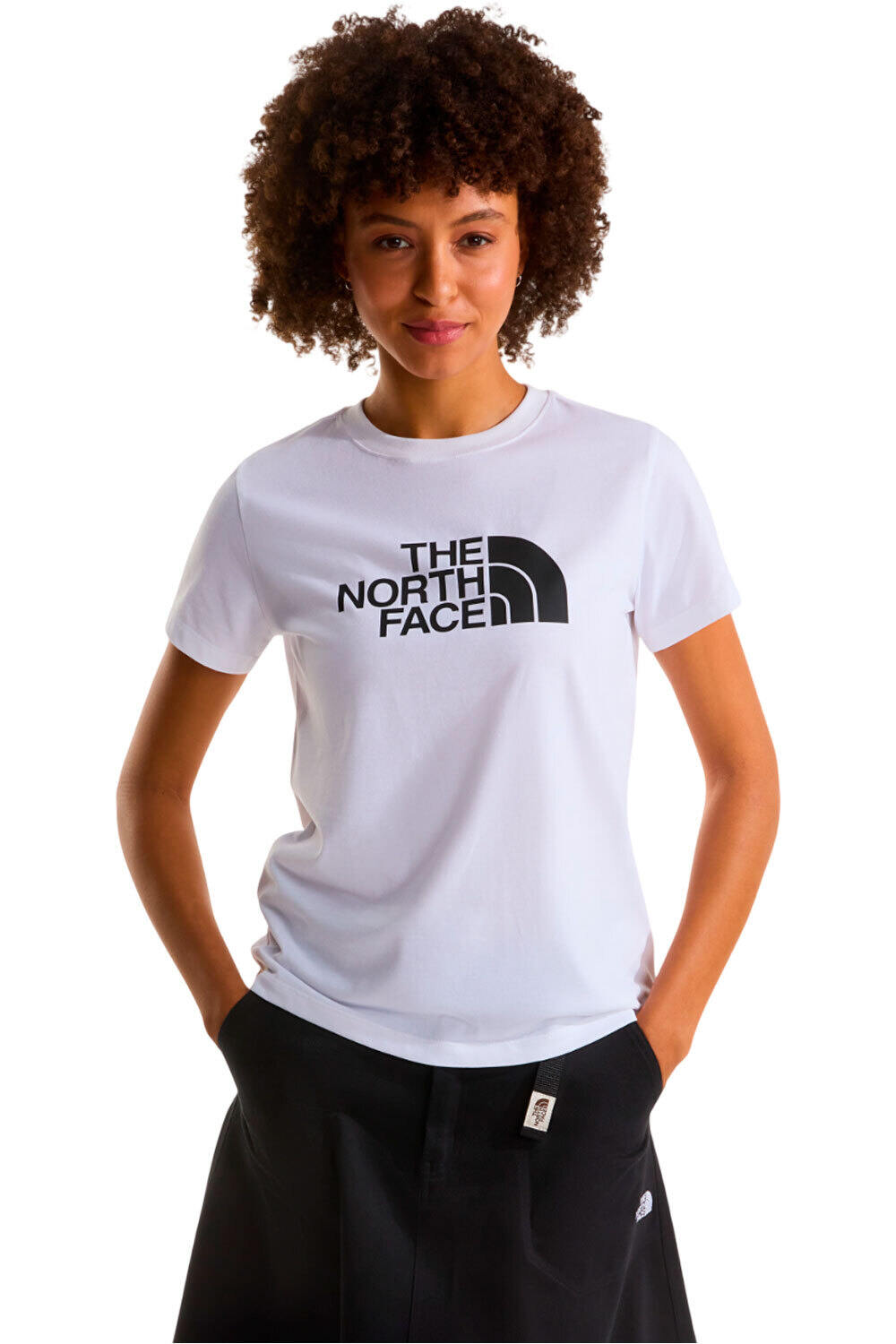 The North Face camiseta montaña manga corta mujer W EVOLUTION HALF DOME SLIM SHORT SLEEVE vista frontal
