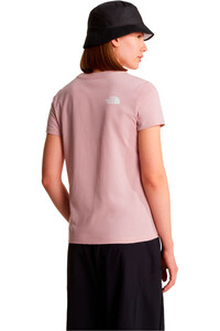 The North Face camiseta montaña manga corta mujer W EVOLUTION HALF DOME SLIM SHORT SLEEVE vista trasera