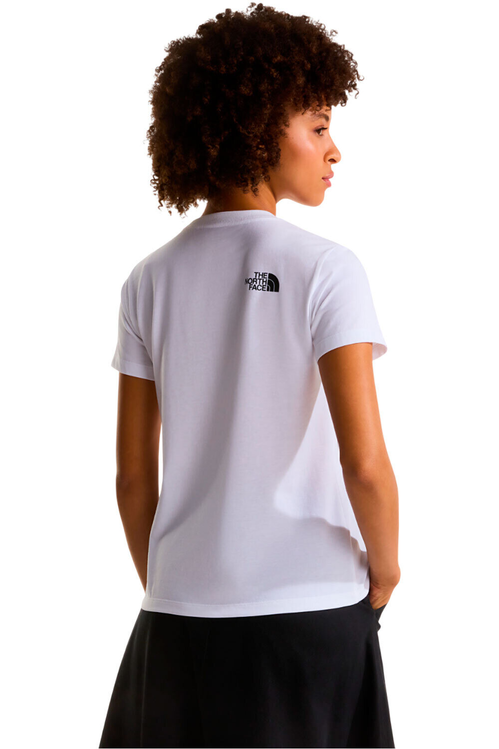 The North Face camiseta montaña manga corta mujer W EVOLUTION HALF DOME SLIM SHORT SLEEVE vista trasera