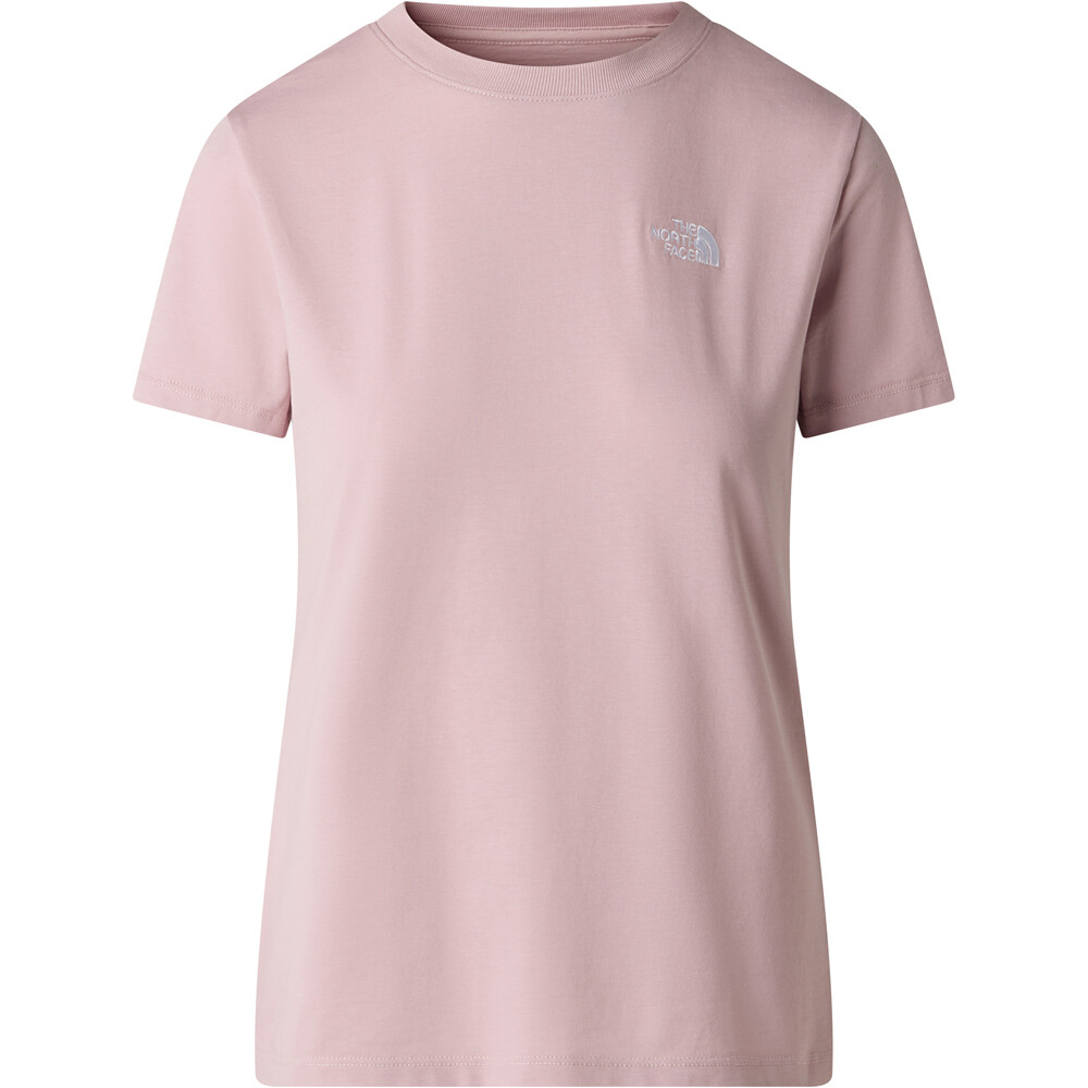 The North Face camiseta montaña manga corta mujer W EVOLUTION SIMPLE DOME SLM SHORT SLEEVE vista detalle