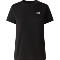 The North Face camiseta montaña manga corta mujer W EVOLUTION SIMPLE DOME SLM SHORT SLEEVE vista detalle