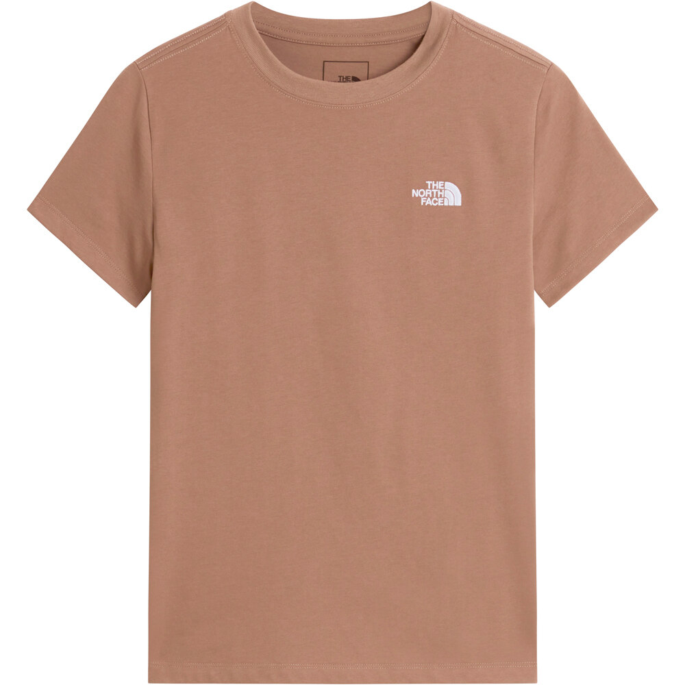 The North Face camiseta montaña manga corta mujer W EVOLUTION SIMPLE DOME SLM SHORT SLEEVE vista detalle