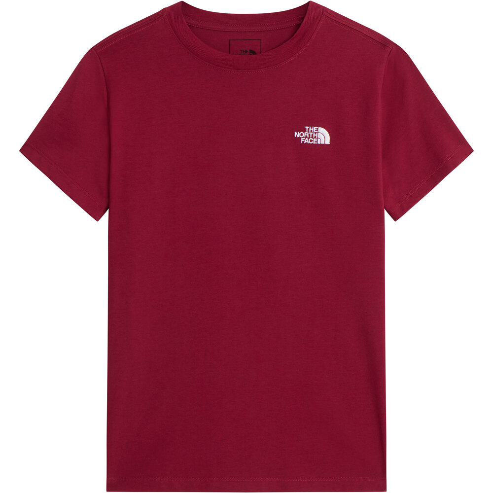The North Face camiseta montaña manga corta mujer W EVOLUTION SIMPLE DOME SLM SHORT SLEEVE vista detalle