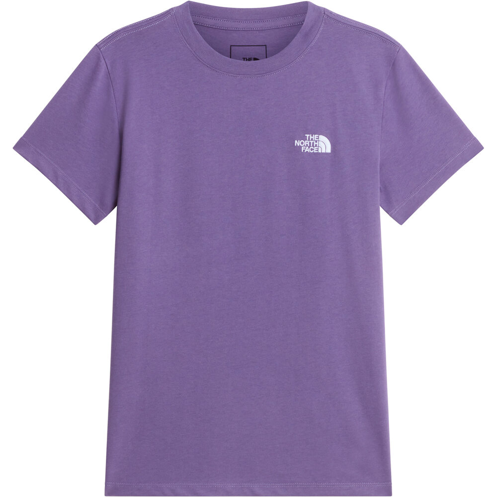 The North Face camiseta montaña manga corta mujer W EVOLUTION SIMPLE DOME SLM SHORT SLEEVE vista detalle