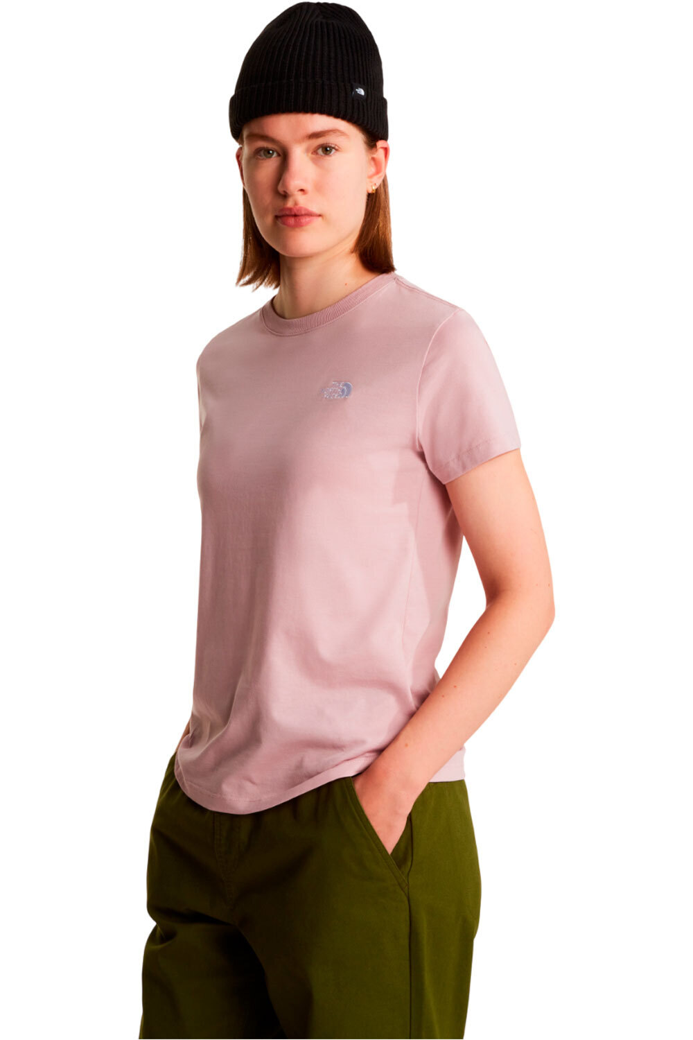 The North Face camiseta montaña manga corta mujer W EVOLUTION SIMPLE DOME SLM SHORT SLEEVE vista frontal