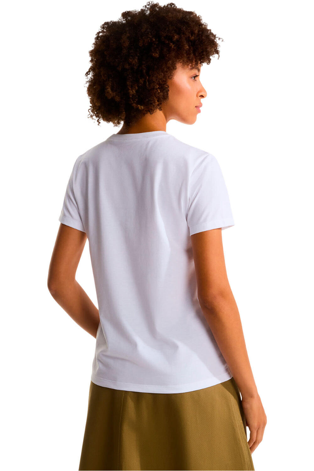 The North Face camiseta montaña manga corta mujer W EVOLUTION SIMPLE DOME SLM SHORT SLEEVE vista trasera