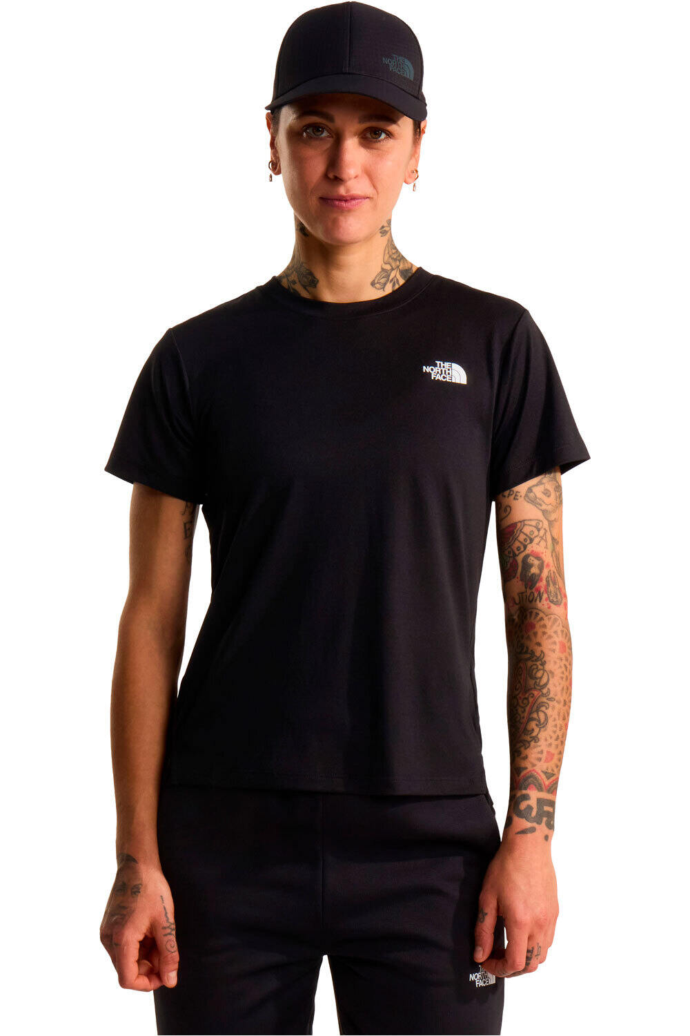 The North Face camiseta montaña manga corta mujer W FLEX SHORT SLEEVES REG TEE vista frontal