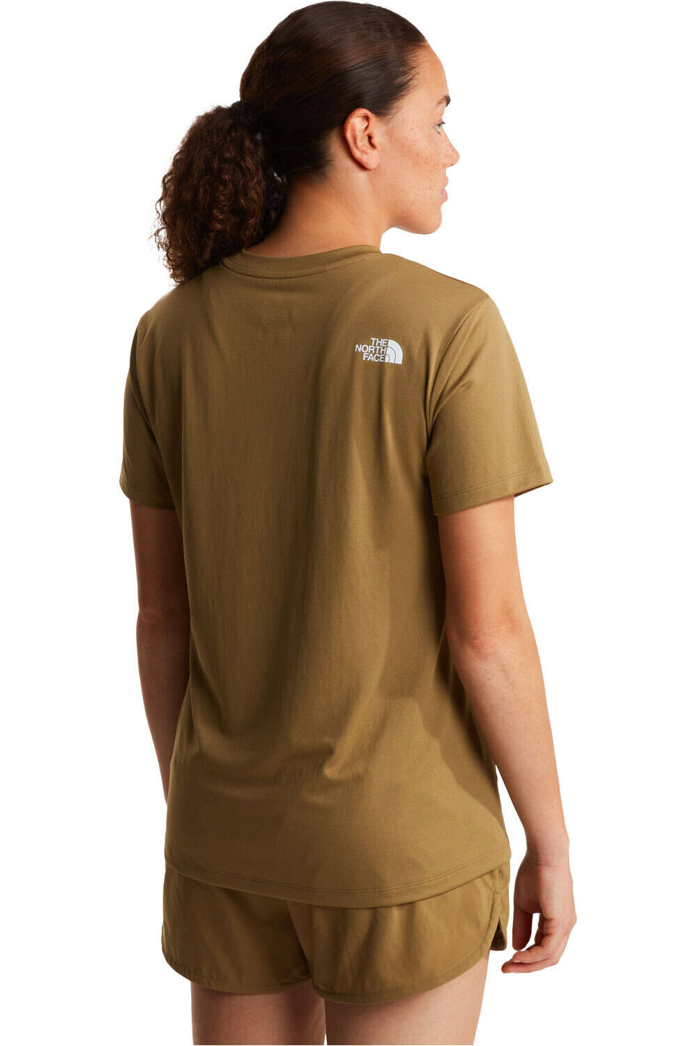 The North Face camiseta montaña manga corta mujer W FLEX SHORT SLEEVES REG TEE vista trasera