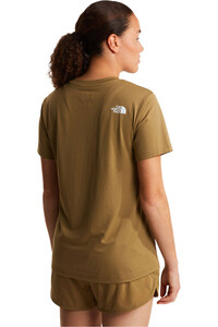 The North Face camiseta montaña manga corta mujer W FLEX SHORT SLEEVES REG TEE vista trasera