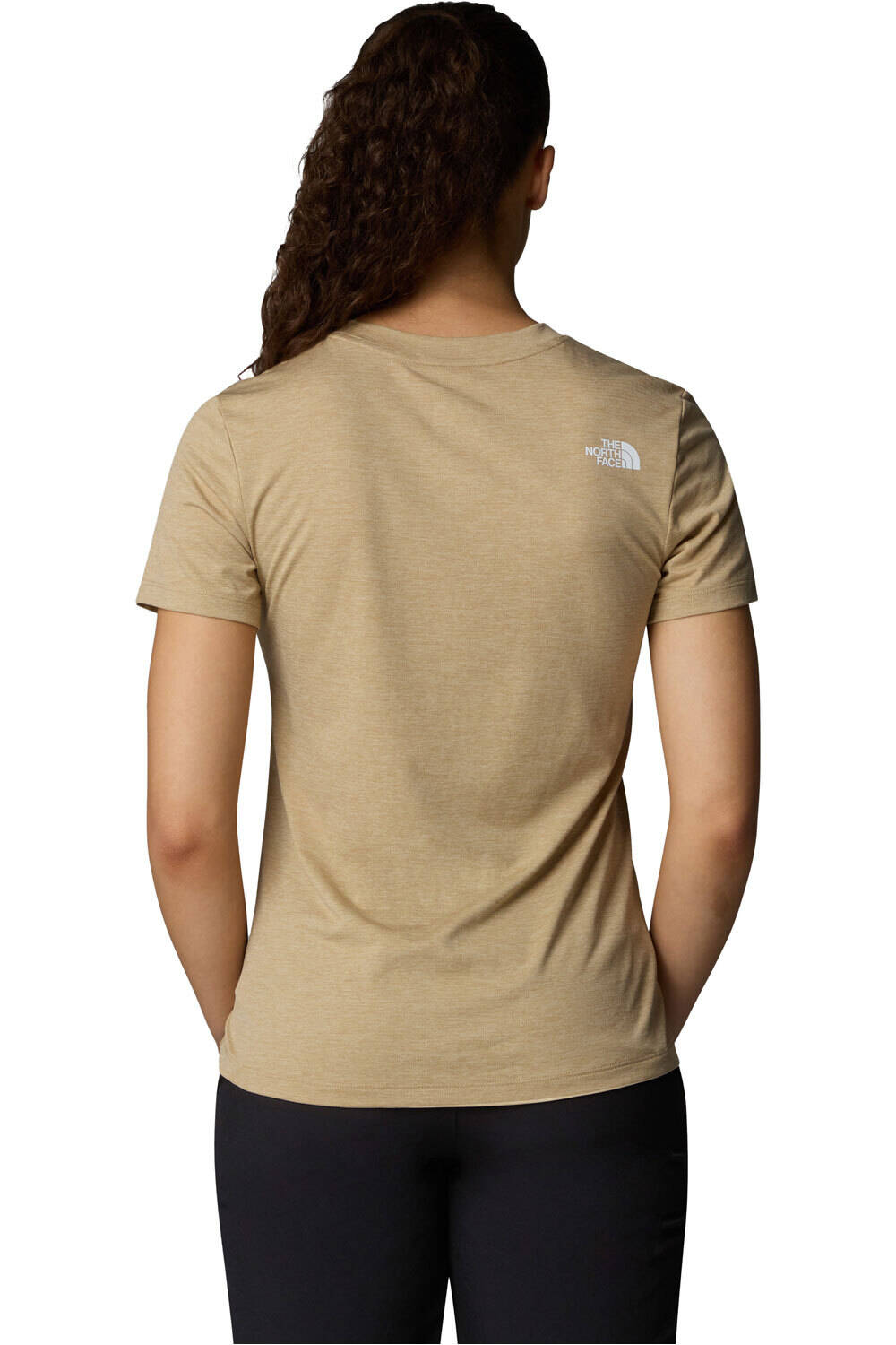 The North Face camiseta montaña manga corta mujer W FLEX S/S TEE MA GRAPHIC vista trasera