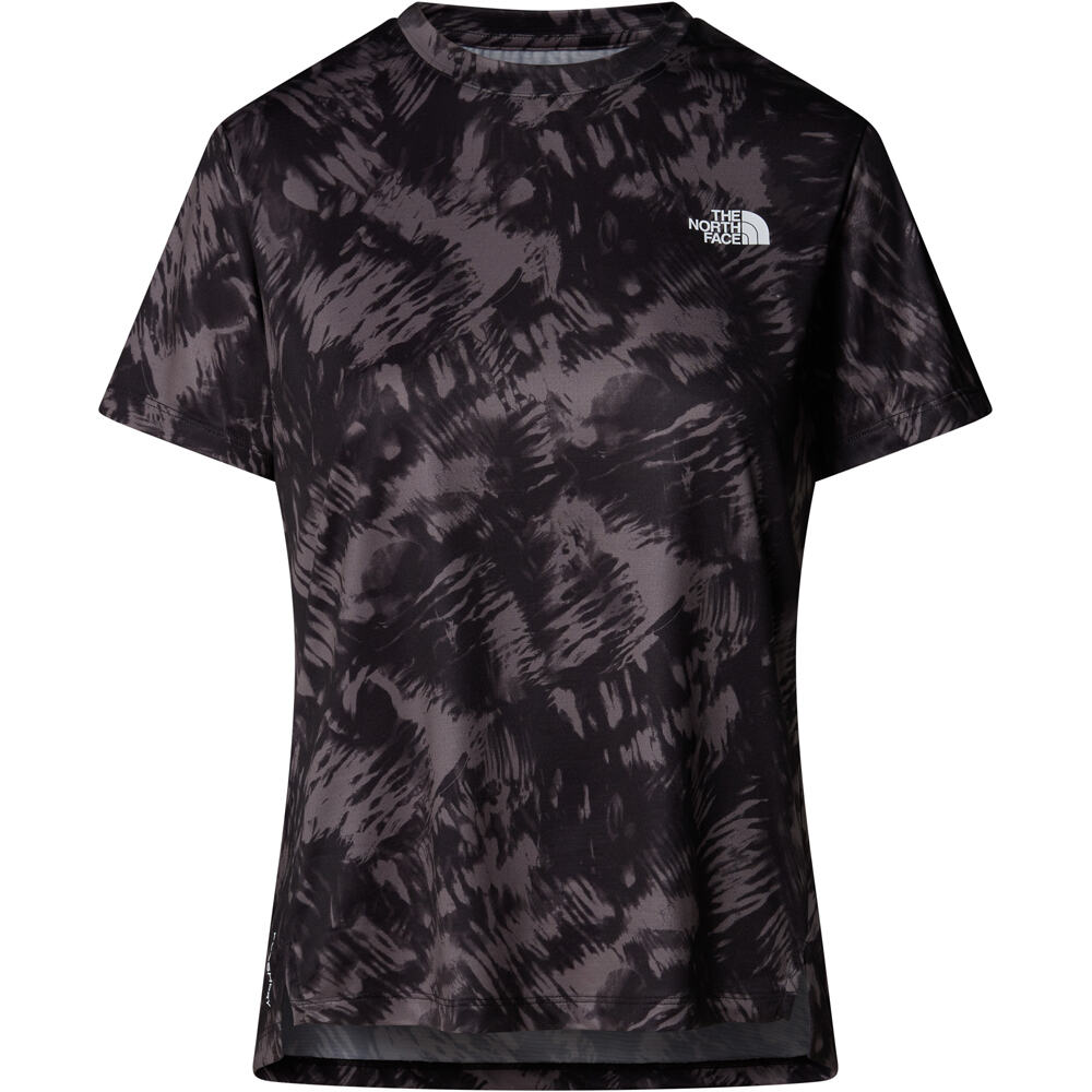 The North Face camiseta montaña manga corta mujer W FLEX S/S TEE REG AOP vista frontal
