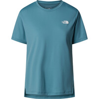 The North Face camiseta montaña manga corta mujer W FLEX S/S TEE REG vista frontal