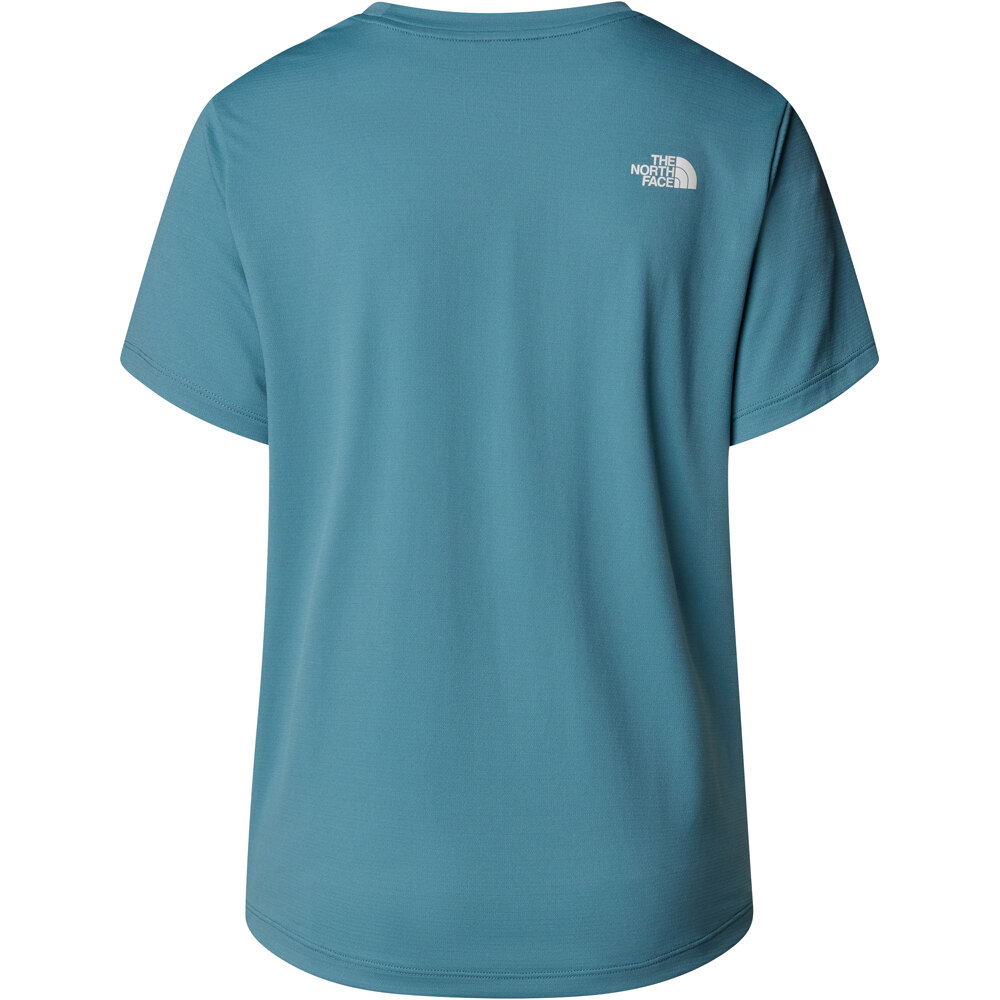 The North Face camiseta montaña manga corta mujer W FLEX S/S TEE REG vista trasera