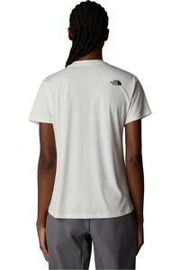 The North Face camiseta montaña manga corta mujer W FLEX S/S TEE REG vista trasera