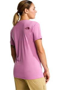 The North Face camiseta montaña manga corta mujer W FOUNDATION SHORT SLEEVES T-SHIRT-GRAPH vista trasera