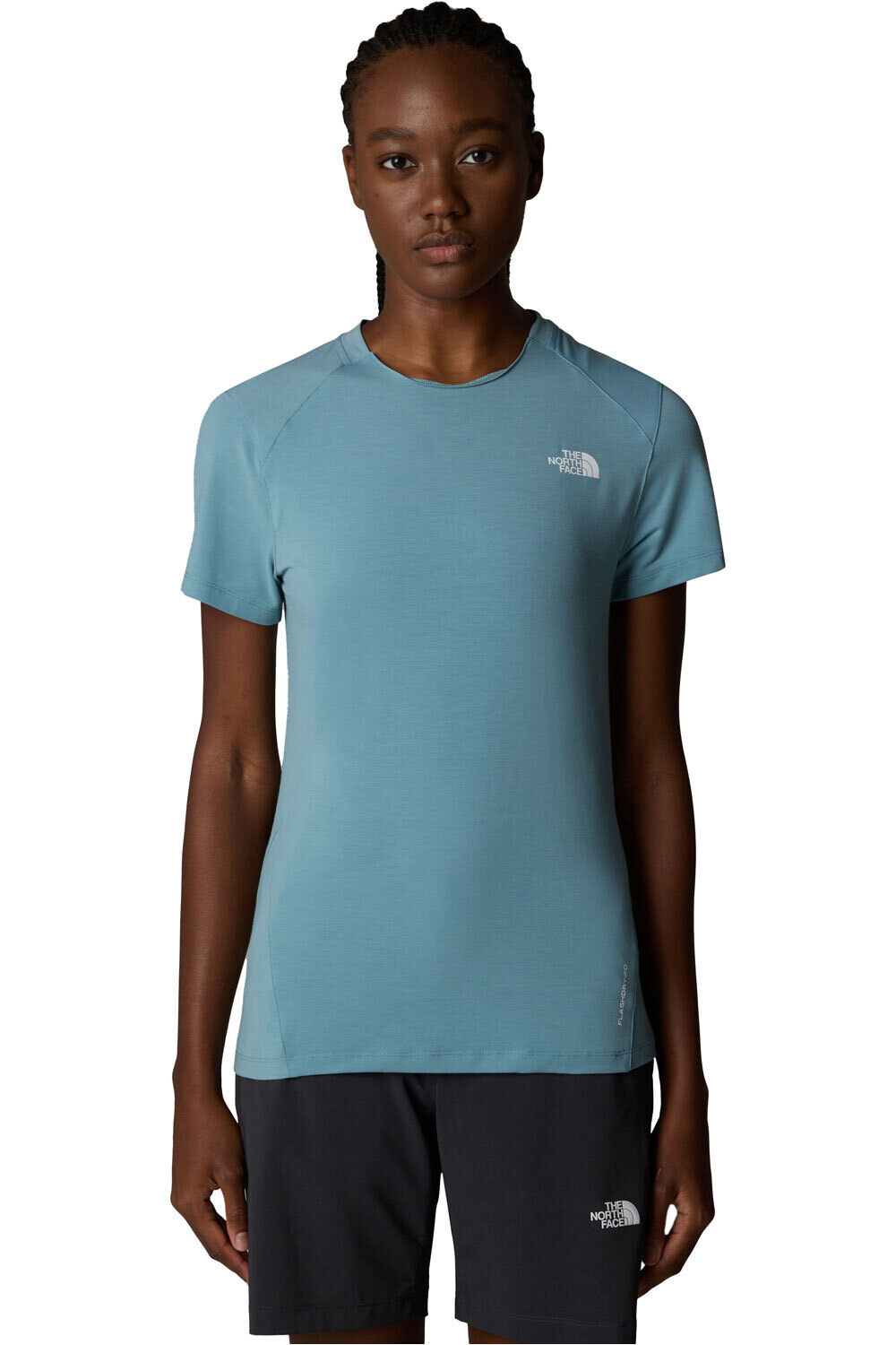The North Face camiseta montaña manga corta mujer W LIGHTNING ALPINE S/S vista frontal