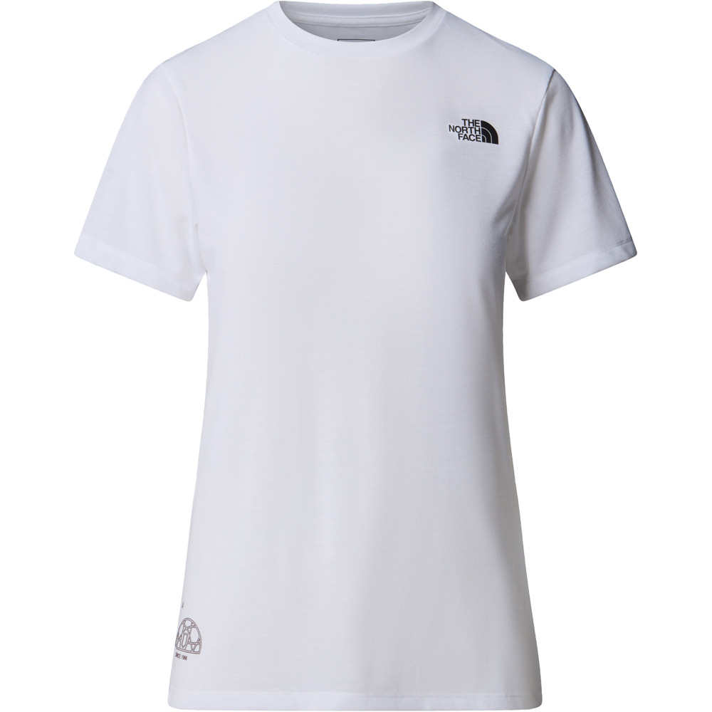 The North Face camiseta montaña manga corta mujer W MULTIPLE PLACEMENT SS TEE-GRAPHIC vista detalle