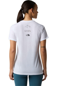 The North Face camiseta montaña manga corta mujer W MULTIPLE PLACEMENT SS TEE-GRAPHIC vista trasera