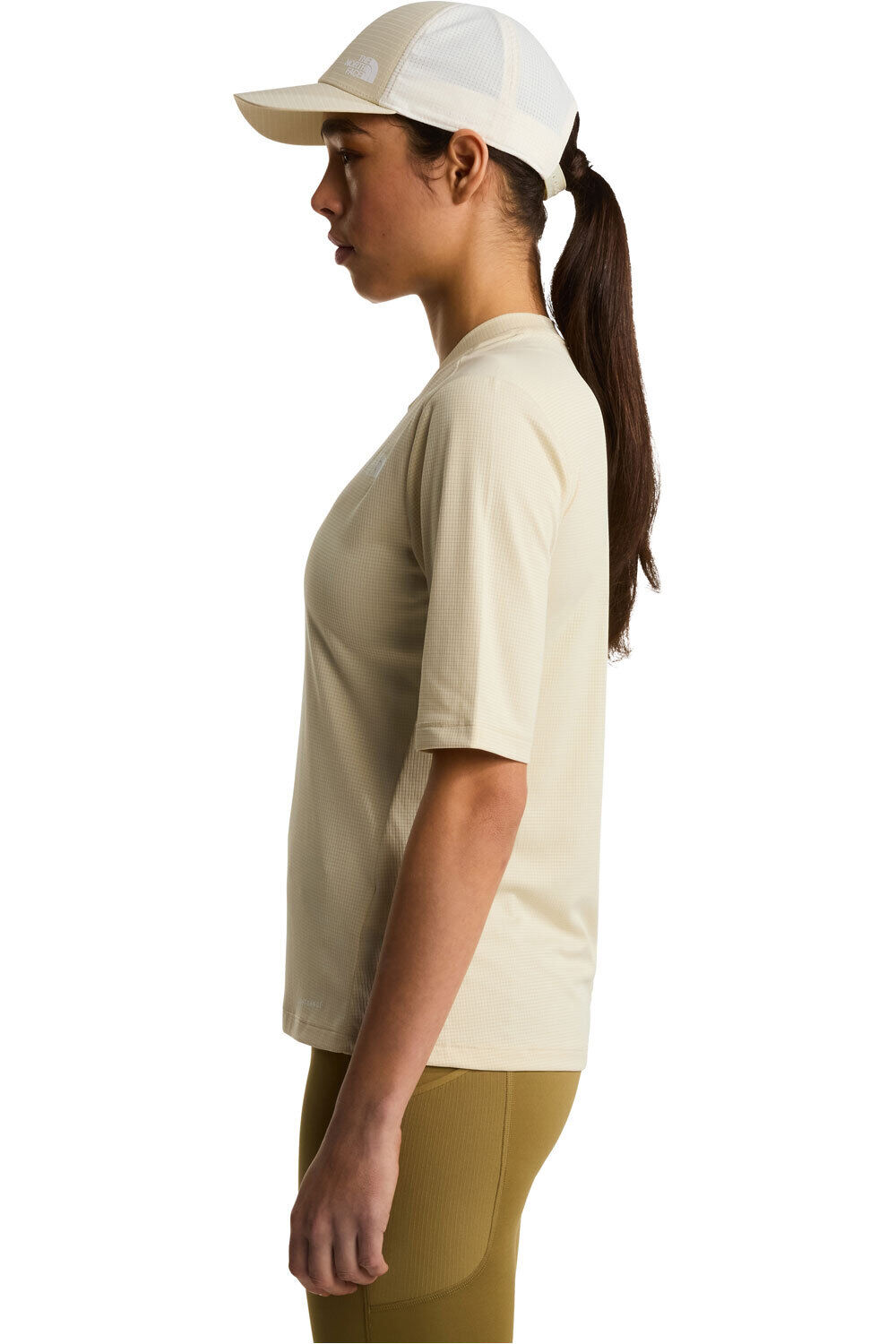 The North Face camiseta montaña manga corta mujer W SHADOW SHORT SLEEVE T-SHIRT vista detalle