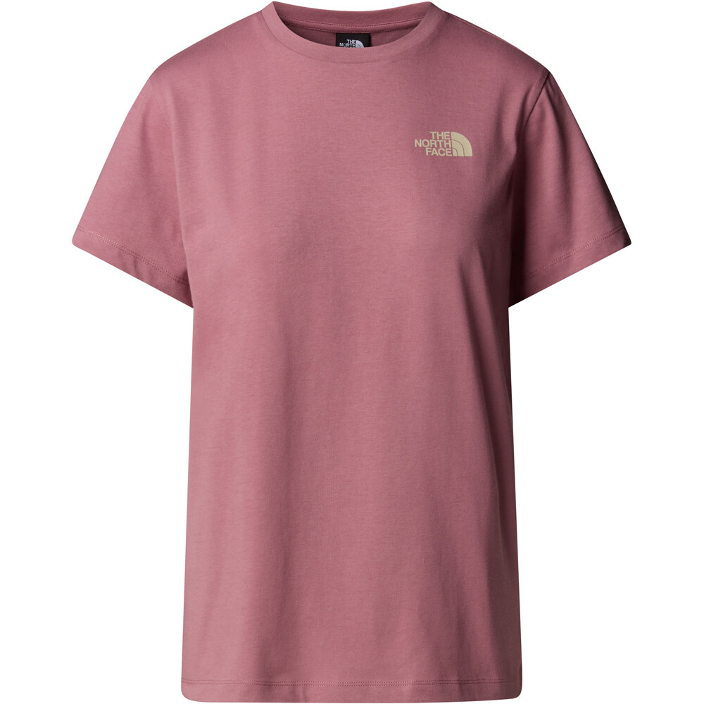 The North Face camiseta montaña manga corta mujer W SS BOX NSE RELAXED TEE vista detalle