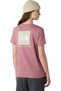 The North Face camiseta montaña manga corta mujer W SS BOX NSE RELAXED TEE vista trasera