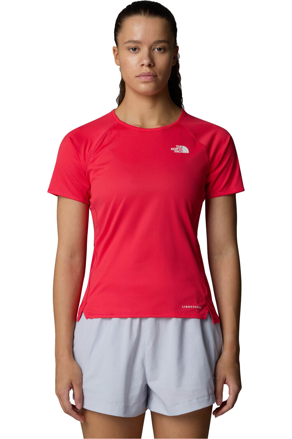 The North Face camiseta montaña manga corta mujer W SUNRISER S/S vista frontal