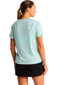 The North Face camiseta montaña manga corta mujer W SUNRISER SS vista trasera