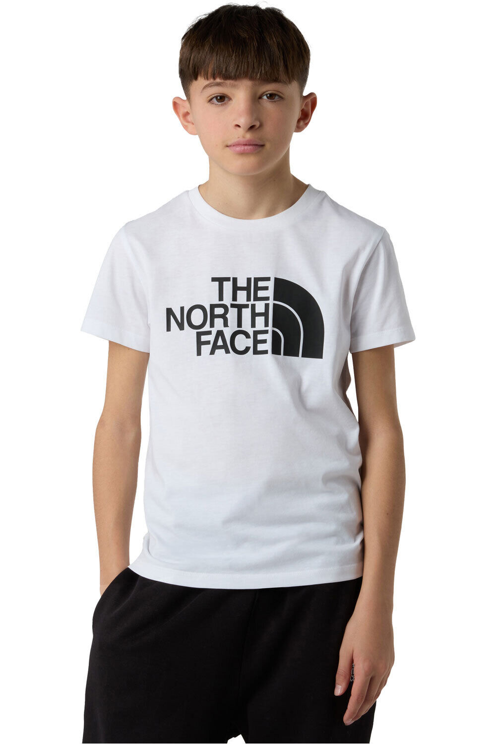 The North Face camiseta montaña manga corta niño TEEN EASY REGULAR SS TEE vista frontal