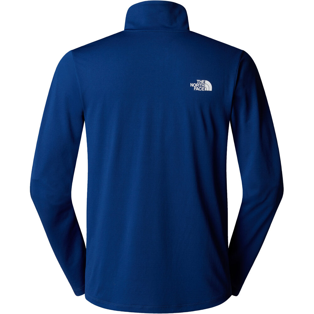 The North Face camiseta montaña manga larga hombre M 24/7 1/4 ZIP GRAPHIC vista trasera