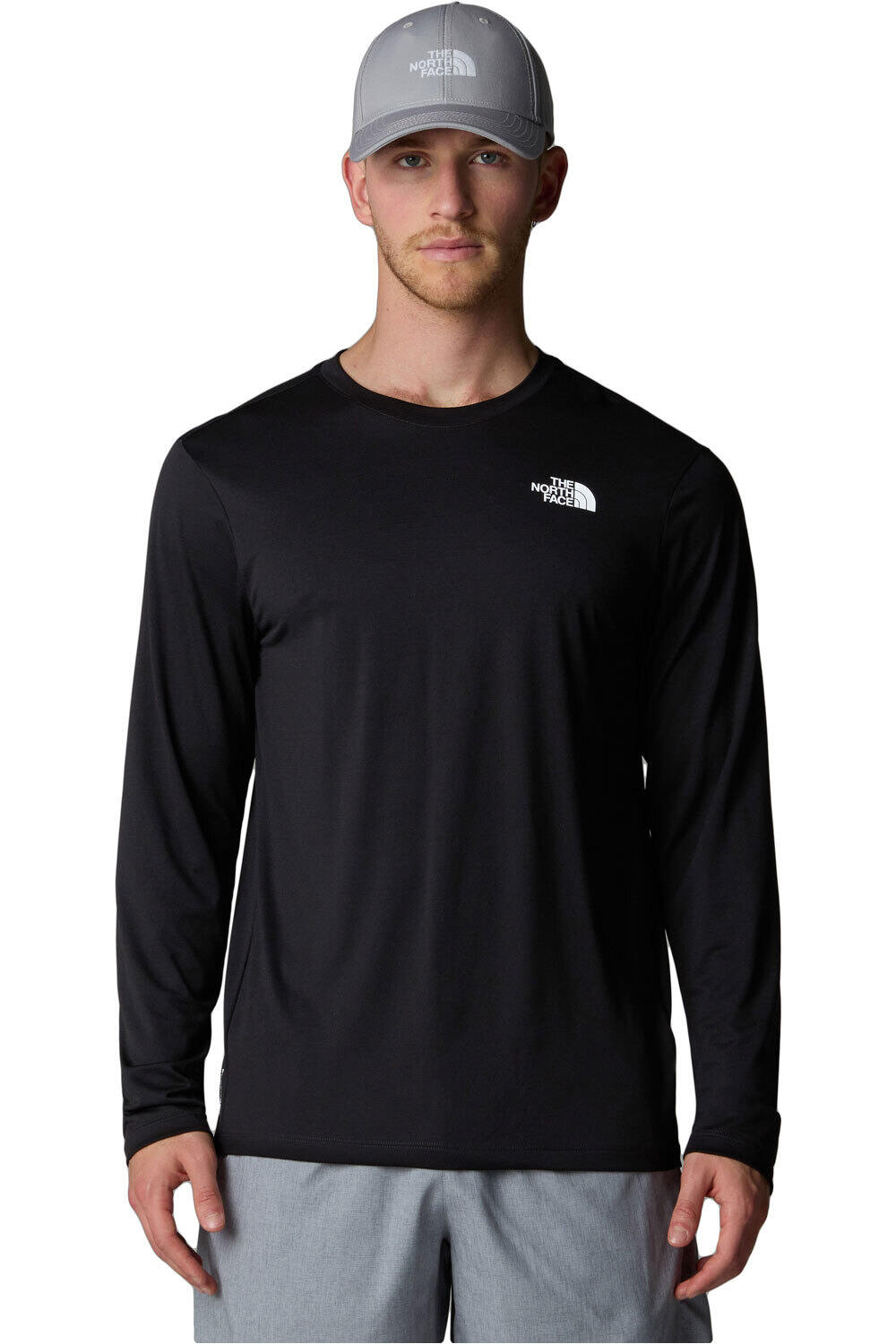 The North Face camiseta montaña manga larga hombre M 24/7 L/S TEE vista frontal