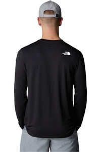 The North Face camiseta montaña manga larga hombre M 24/7 L/S TEE vista trasera
