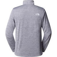 The North Face camiseta montaña manga larga hombre M 24/7 RAGER L/S 1/4 ZIP TEE vista trasera
