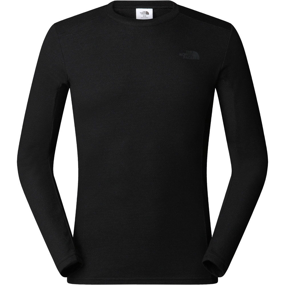 The North Face camiseta montaña manga larga hombre M EASY L/S CREW NECK vista detalle