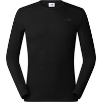 The North Face camiseta montaña manga larga hombre M EASY L/S CREW NECK vista detalle