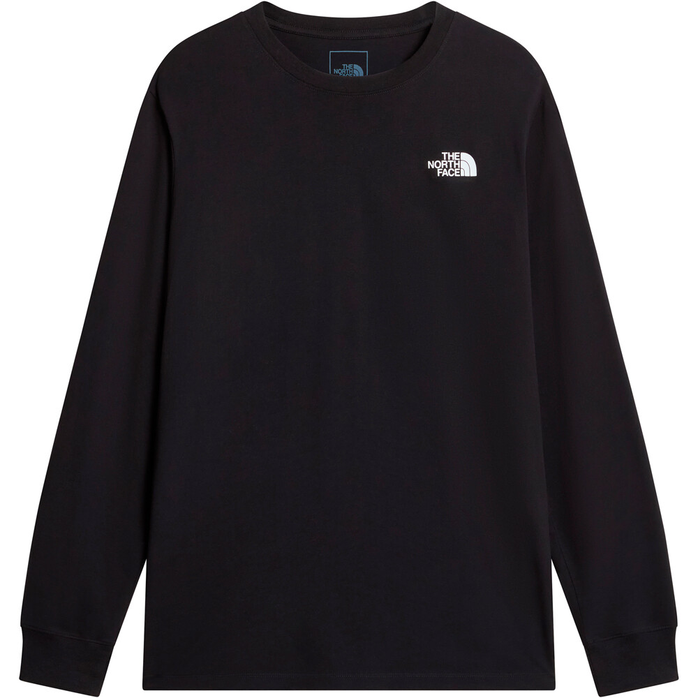 The North Face camiseta montaña manga larga hombre M EVOLUTION BOX NSE REGULAR LONG SLEEVE vista detalle