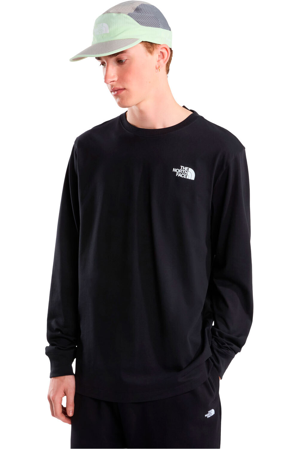 The North Face camiseta montaña manga larga hombre M EVOLUTION BOX NSE REGULAR LONG SLEEVE vista frontal
