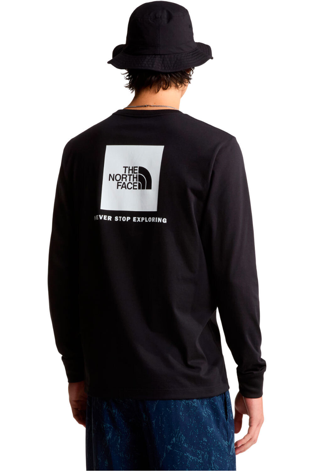The North Face camiseta montaña manga larga hombre M EVOLUTION BOX NSE REGULAR LONG SLEEVE vista trasera