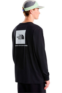 The North Face camiseta montaña manga larga hombre M EVOLUTION BOX NSE REGULAR LONG SLEEVE vista trasera