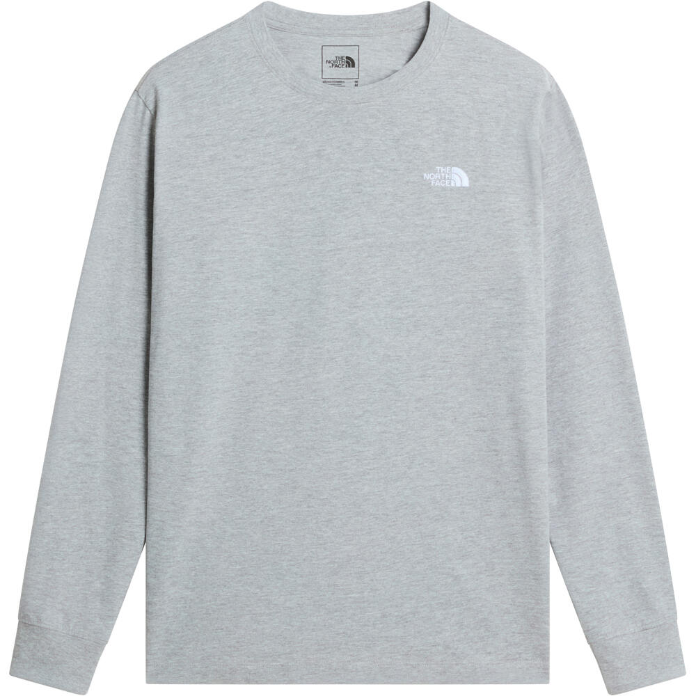 The North Face camiseta montaña manga larga hombre M EVOLUTION SIMPLE DOME REGULAR LONG SLE vista detalle
