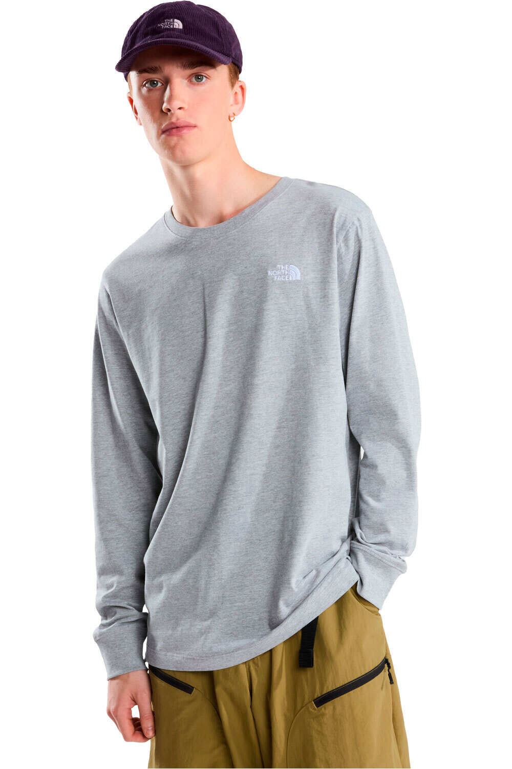 The North Face camiseta montaña manga larga hombre M EVOLUTION SIMPLE DOME REGULAR LONG SLE vista frontal
