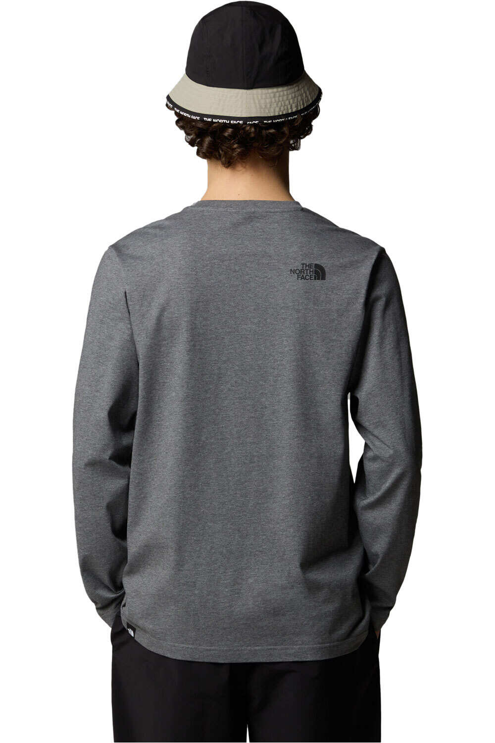 The North Face camiseta montaña manga larga hombre M L/S SIMPLE DOME TEE vista trasera