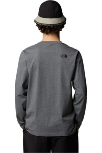 The North Face camiseta montaña manga larga hombre M L/S SIMPLE DOME TEE vista trasera