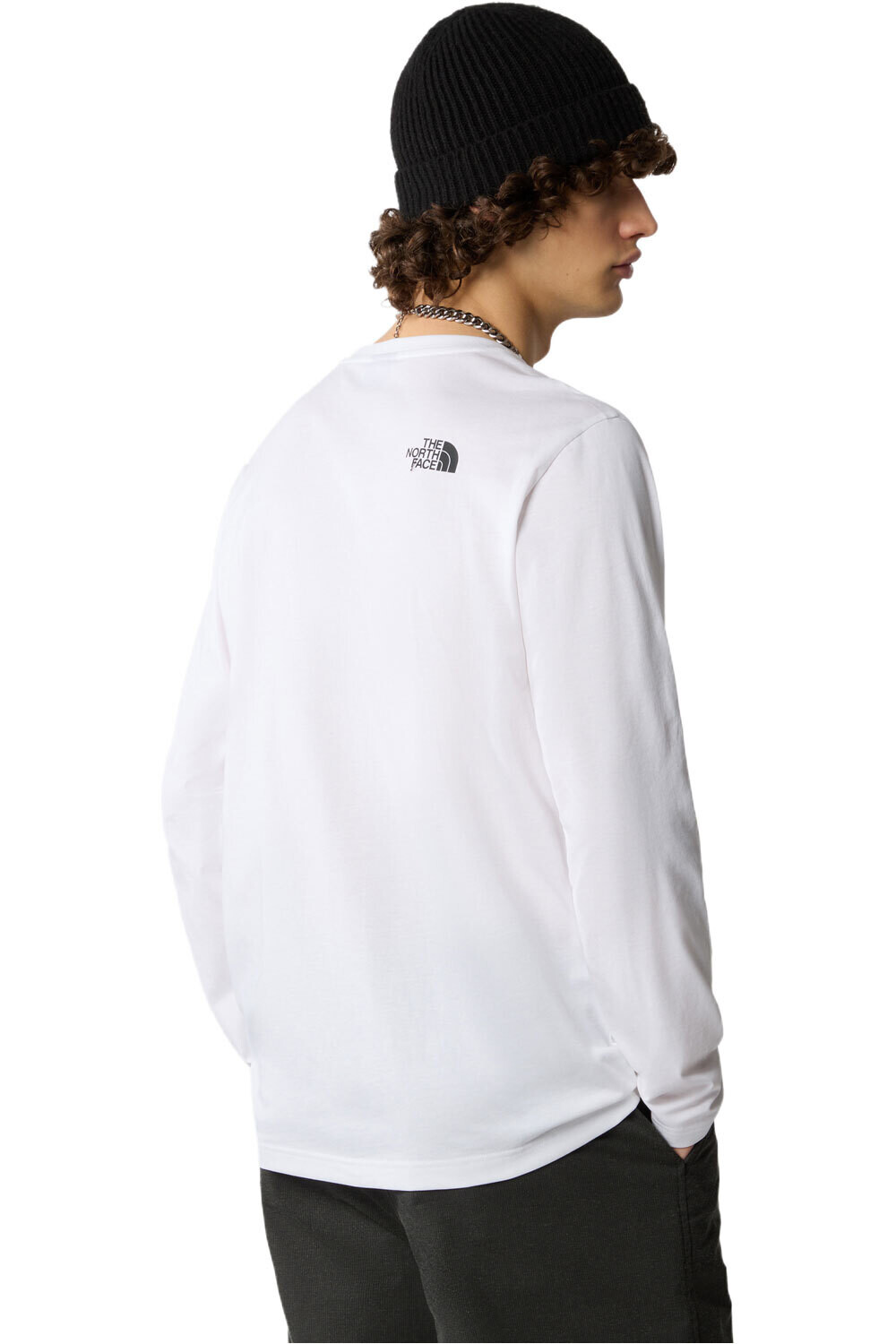 The North Face camiseta montaña manga larga hombre M L/S SIMPLE DOME TEE vista trasera